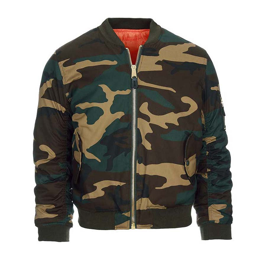 Fostex Garments Kids MA-I flight jacket woodland